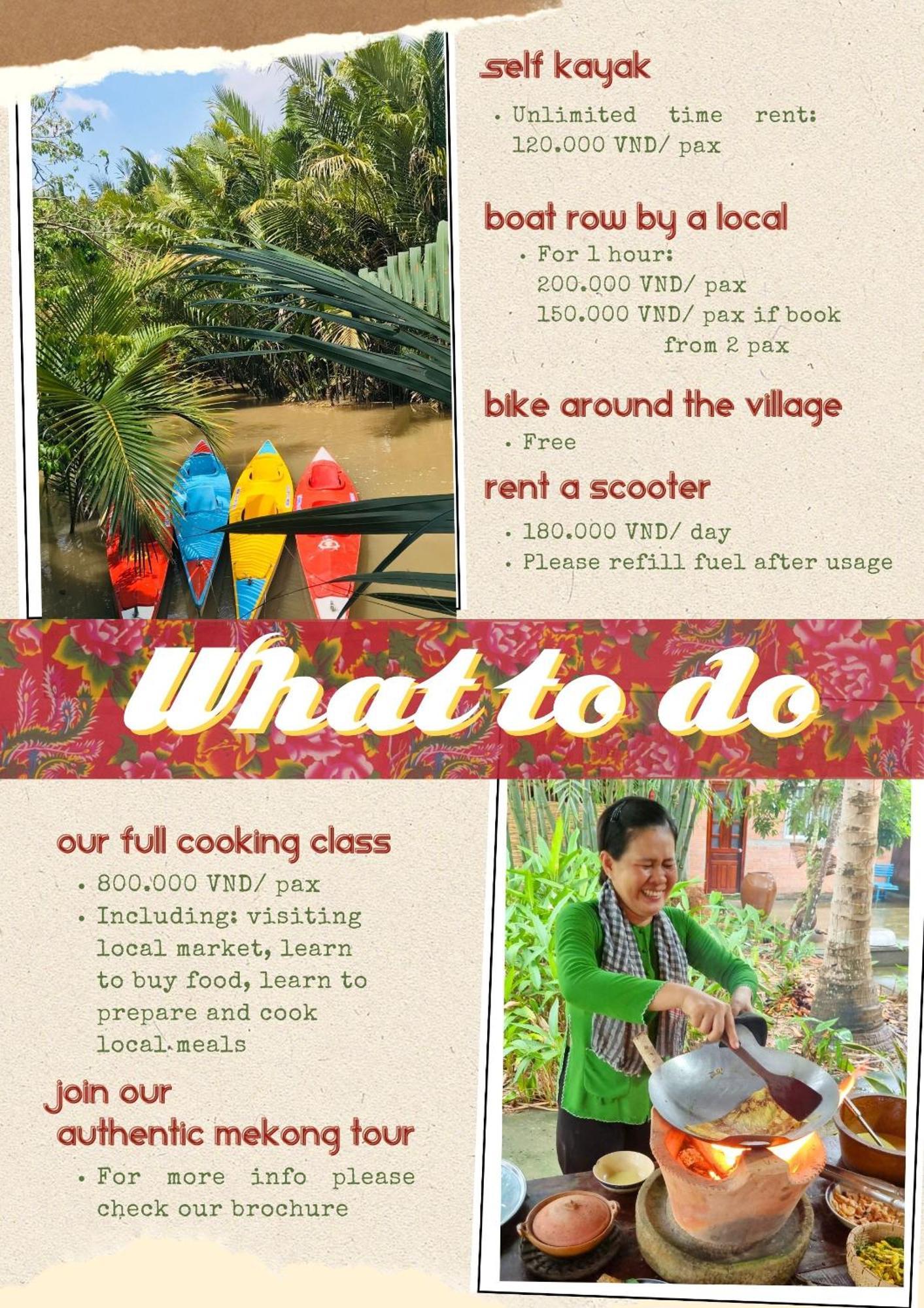 Ba Danh Homestay & Kitchen - Ben Tre Mekong Dış mekan fotoğraf