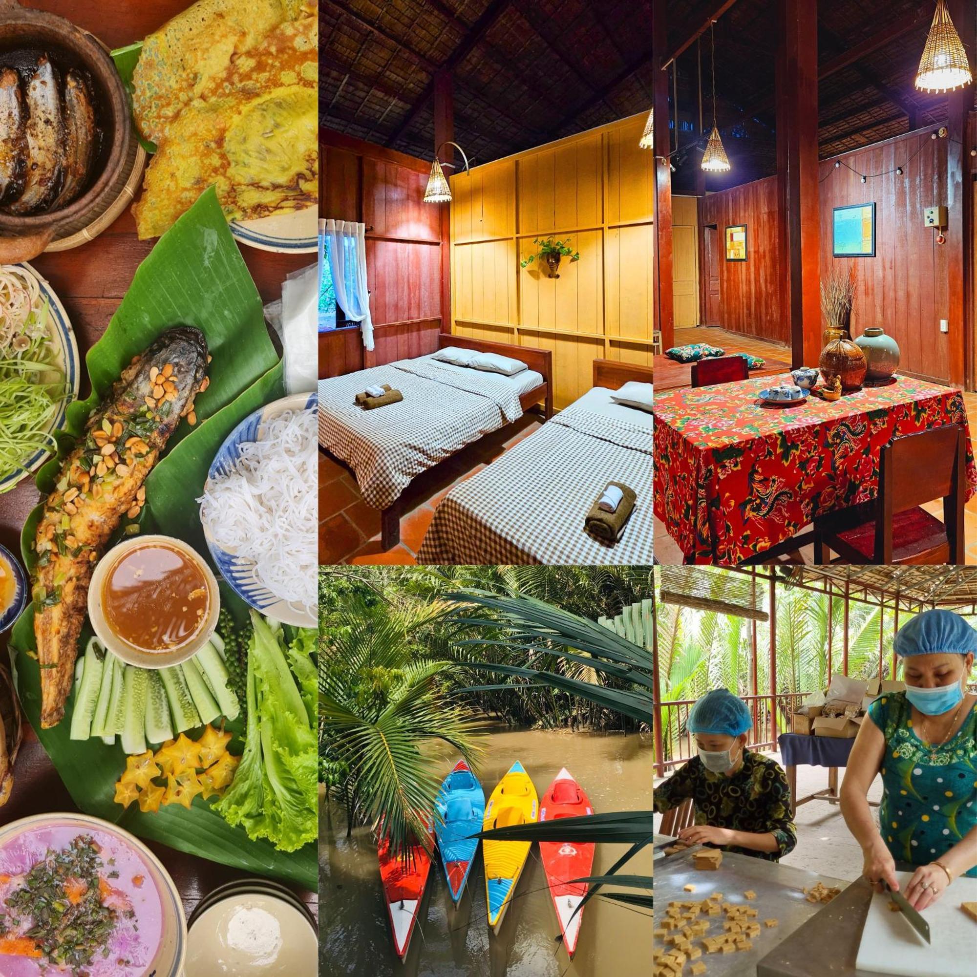 Ba Danh Homestay & Kitchen - Ben Tre Mekong Dış mekan fotoğraf