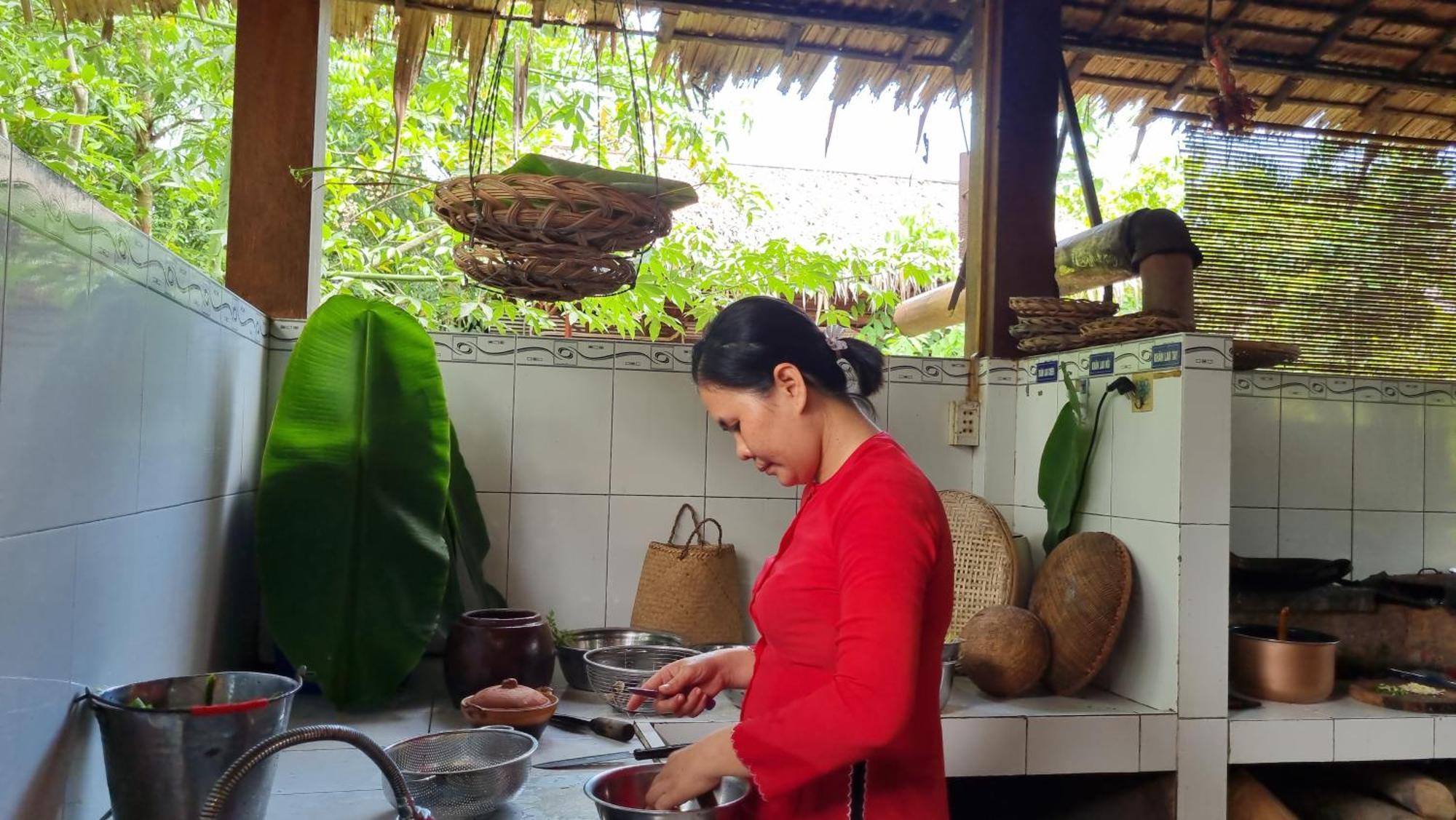 Ba Danh Homestay & Kitchen - Ben Tre Mekong Dış mekan fotoğraf